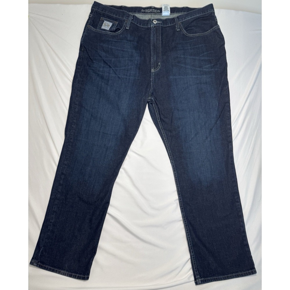 Cinch Western Blue Denim Bootcut Jeans Cowboy Men's Size 42x30